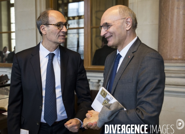 Audience solennelle de début d année à la Cour de cassation.