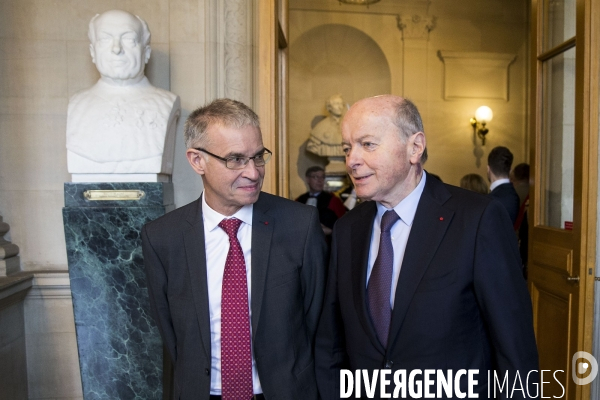 Audience solennelle de début d année à la Cour de cassation.