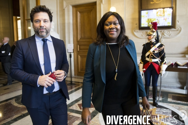 Audience solennelle de début d année à la Cour de cassation.