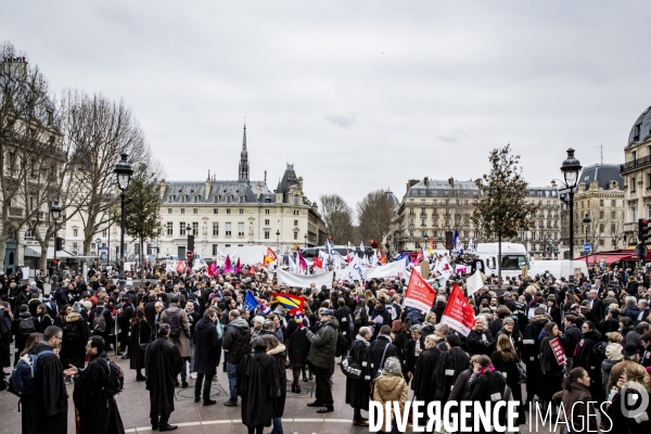 Manifestation des Avocats - Paris 15.01.2019