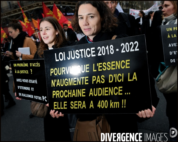 Manifestation des Avocats