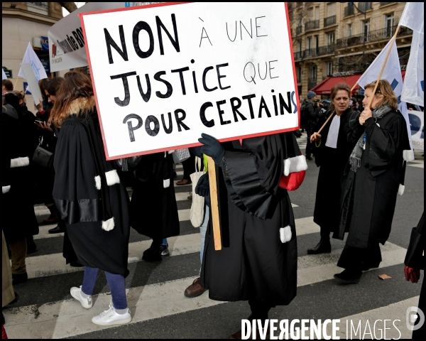 Manifestation des Avocats