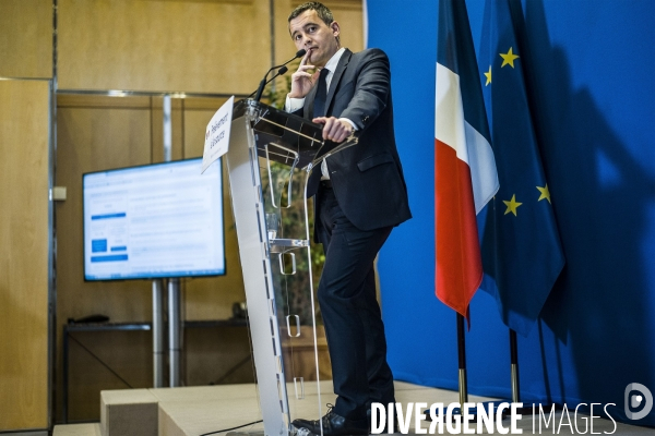 Gérald Darmanin, prélèvement à la source.