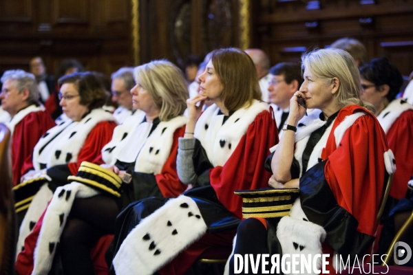 Audience solennelle de rentrée de la cour d appel de Paris