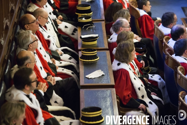 Audience solennelle de rentrée de la cour d appel de Paris