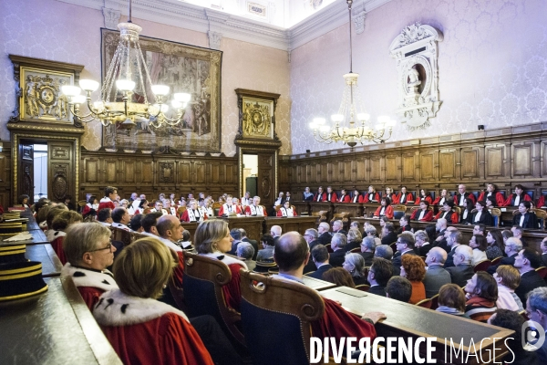 Audience solennelle de rentrée de la cour d appel de Paris