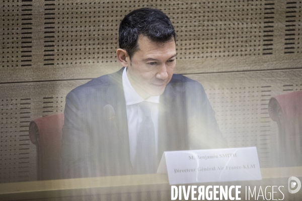 Audition de Benjamin Smith au Sénat.