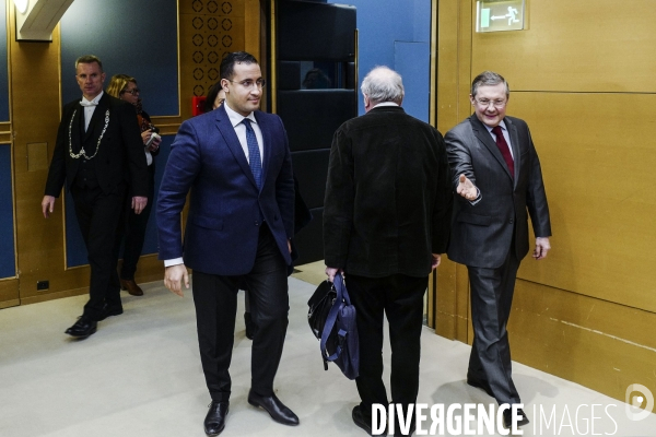 Auditions  affaire Benalla  au Sénat.