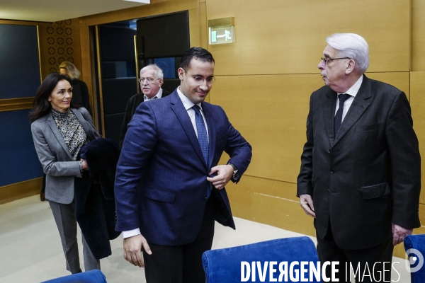 Auditions  affaire Benalla  au Sénat.