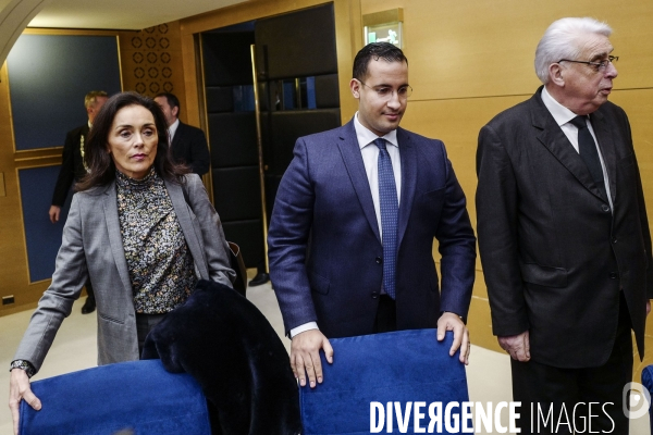 Auditions  affaire Benalla  au Sénat.