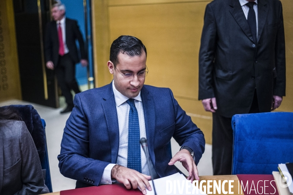 Auditions  affaire Benalla  au Sénat.