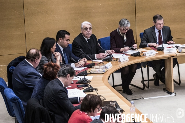 Auditions  affaire Benalla  au Sénat.