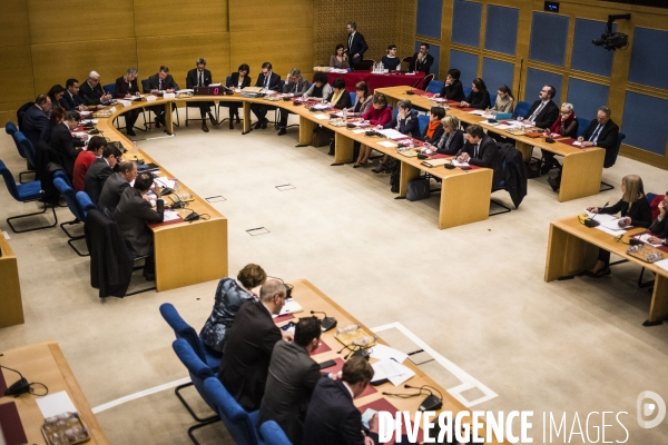 Auditions  affaire Benalla  au Sénat.