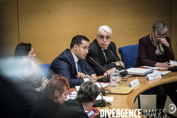 Auditions  affaire Benalla  au Sénat.