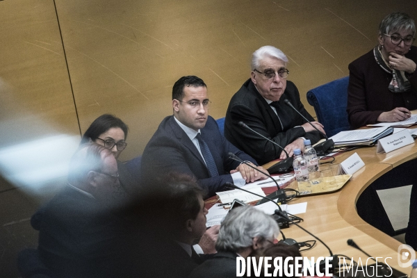 Auditions  affaire Benalla  au Sénat.