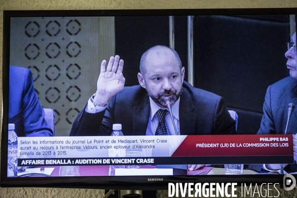 Auditions  affaire Benalla  au Sénat.