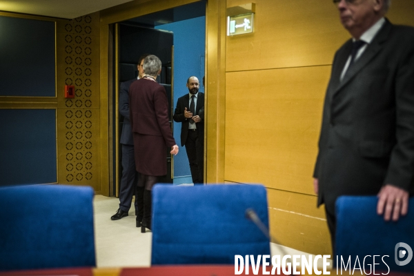 Auditions  affaire Benalla  au Sénat.