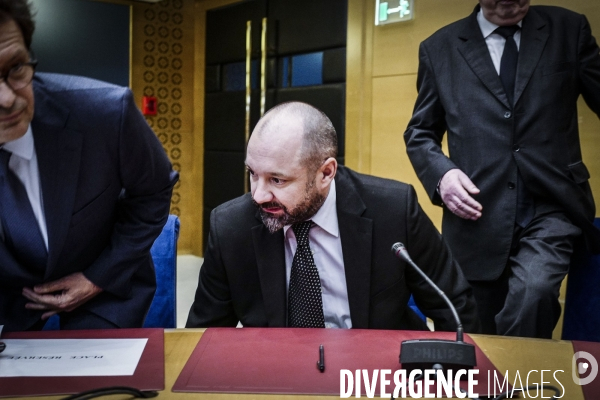 Auditions  affaire Benalla  au Sénat.