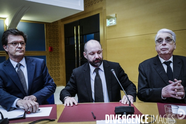 Auditions  affaire Benalla  au Sénat.