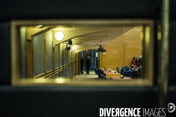 Auditions  affaire Benalla  au Sénat.