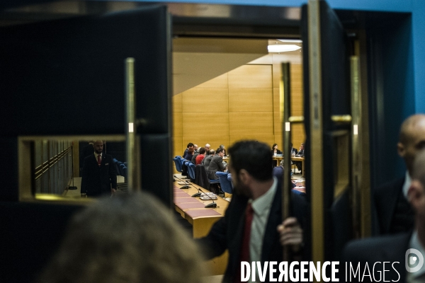Auditions  affaire Benalla  au Sénat.