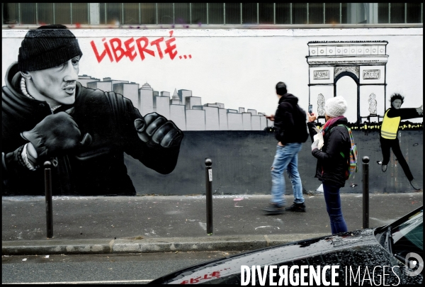 L  hiver jaune  la fresque des Gilets jaunes vue par les artistes de Black Lines