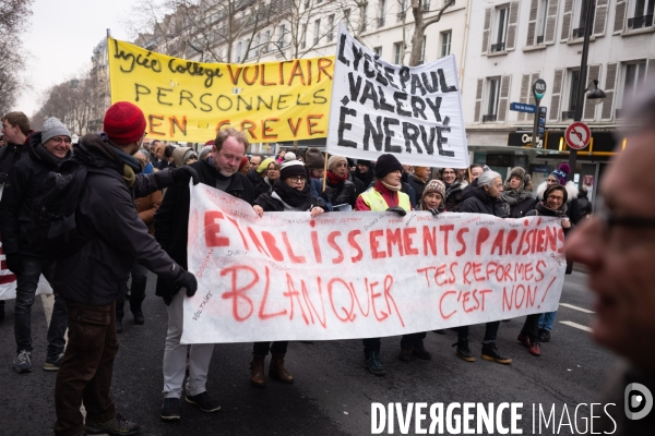 Manifestation et grève dans l éducation