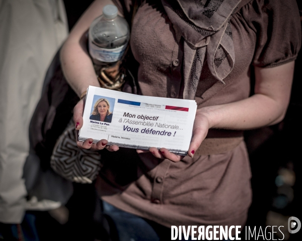 Campagne legislative de Marine Le Pen