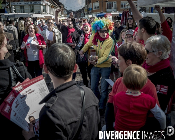 Campagne legislative de Marine Le Pen