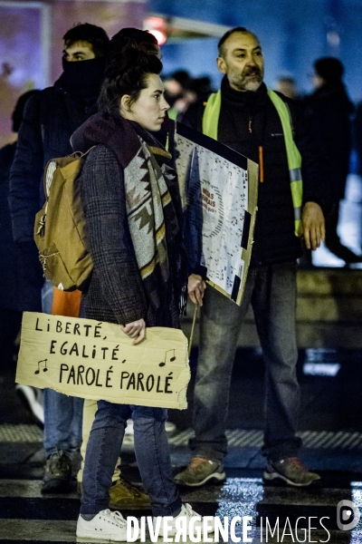 Gilets Jaunes Paris Acte XI -  La Nuit Jaune ecourtee