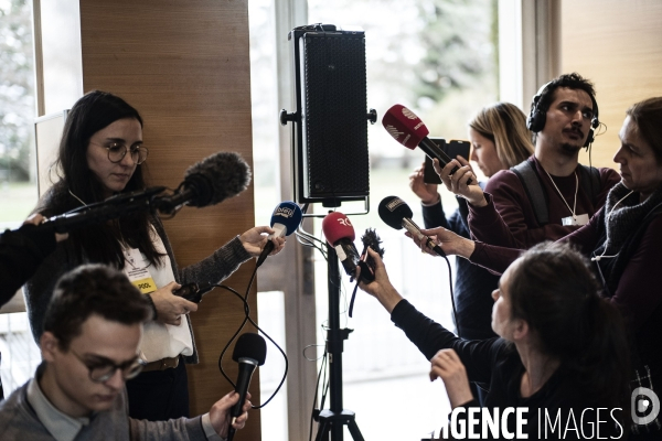 Déplacement d Emmanuel Macron dans la Drome.