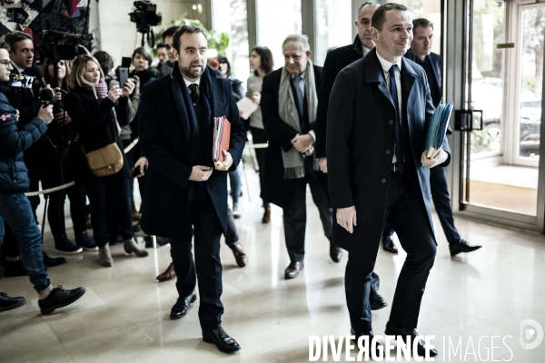 Déplacement d Emmanuel Macron dans la Drome.