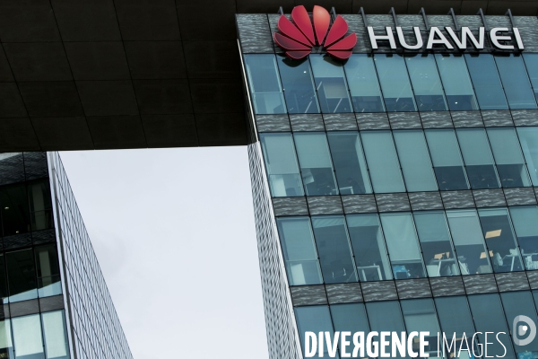 Le siège social de Huawei en France.