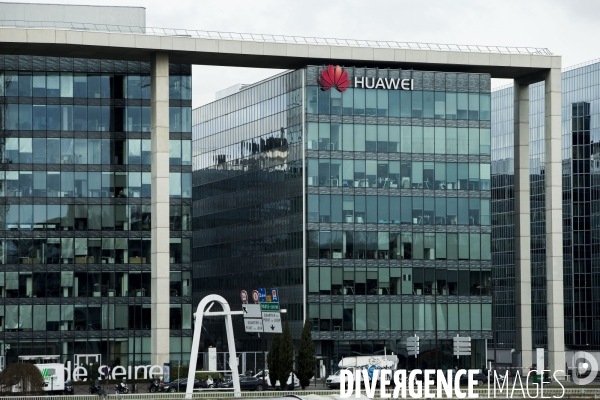 Le siège social de Huawei en France.
