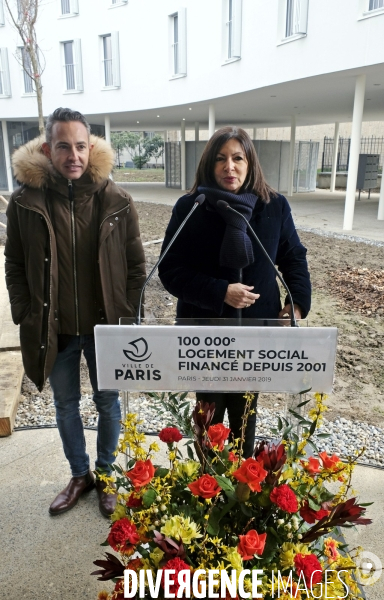 Le 100 000e logement social financé à Paris depuis 2001.