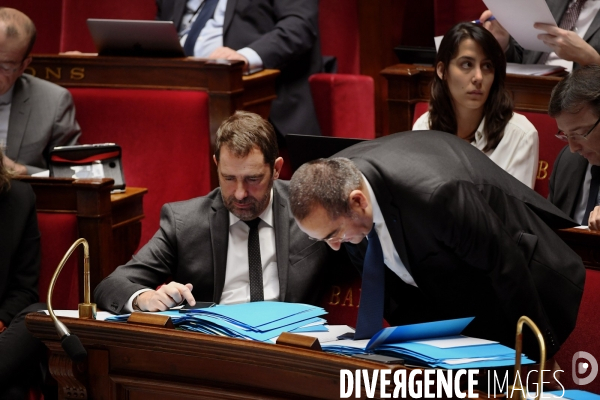 Discussion de la loi anti casseurs a l Assemblee nationale