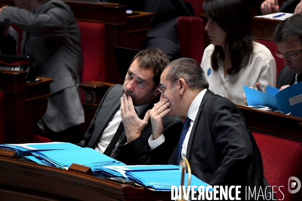 Discussion de la loi anti casseurs a l Assemblee nationale