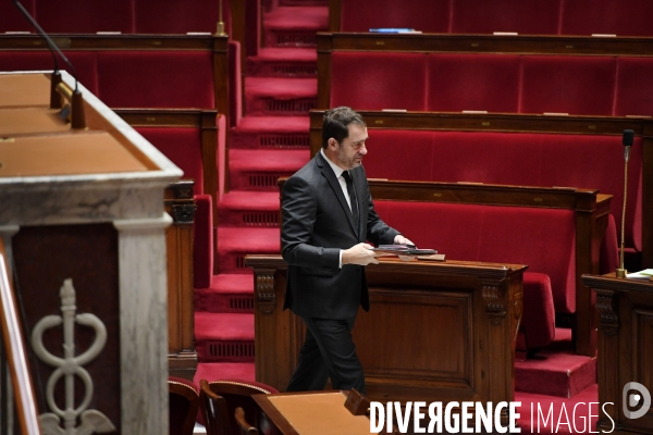 Discussion de la loi anti casseurs a l Assemblee nationale