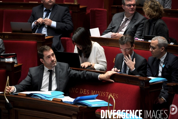 Discussion de la loi anti casseurs a l Assemblee nationale