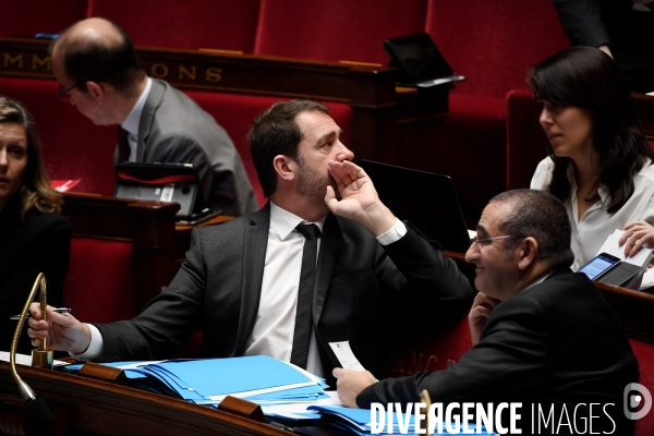 Discussion de la loi anti casseurs a l Assemblee nationale