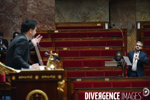 Discussion de la loi anti casseurs a l Assemblee nationale