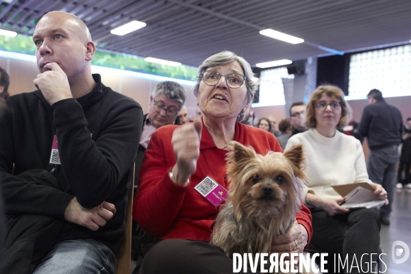 Rassemblement des secretaires de section du PS