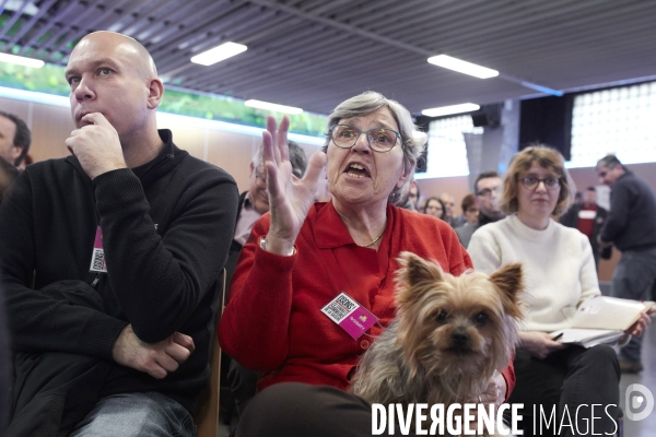 Rassemblement des secretaires de section du PS