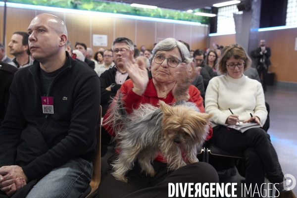 Rassemblement des secretaires de section du PS