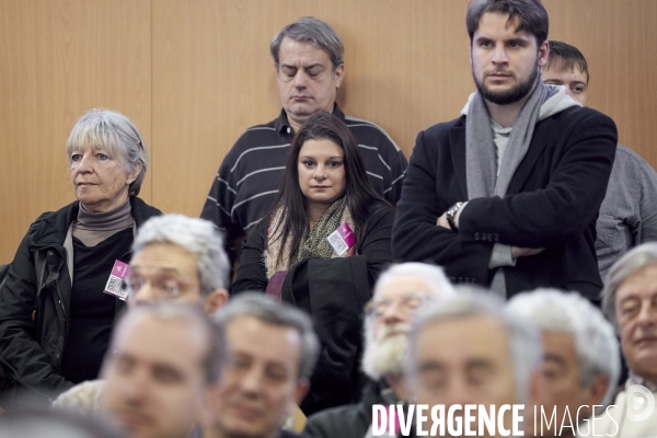 Rassemblement des secretaires de section du PS