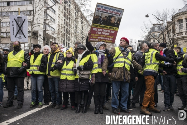 Acte 12 des gilets jaunes a paris.