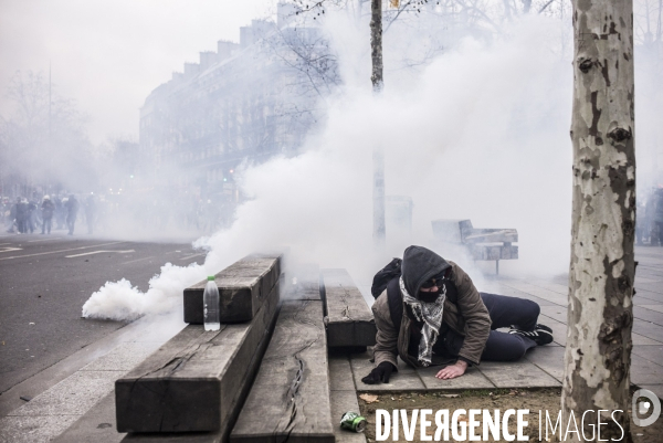 Acte 12 des gilets jaunes a paris.