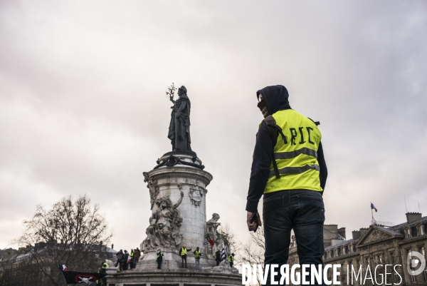 Acte 12 des gilets jaunes a paris.