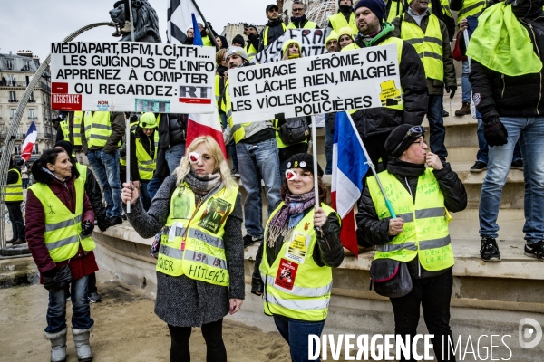 Gilets Jaunes Paris Acte XII - Marche des Blessés