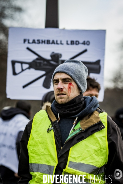 Gilets Jaunes Paris Acte XII - Marche des Blessés